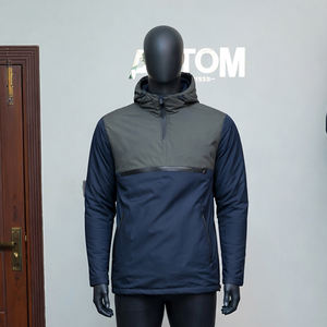 Meilleure veste coupe-vent longue en polyester pour homme, style urbain, 2023, haute qualité, coupe-vent, respirante, personnalisable, pas chère - Product Image 4