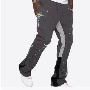 High Quality Lightweight Cotton Eco-Friendly Breathable Casual Drawstring Closure Customizable Men's Sweatpants Washed <b>Pants</b> - Product Image 4