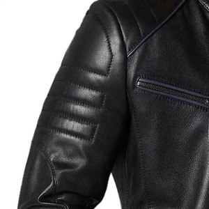 Abrigo con Capucha de Cuero Genuino Personalizado de Buena Calidad, Transpirable, Estilo Vintage, Chaquetas de Invierno Cálidas para Hombre, Moda Masculina - Product Image 2