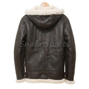 Men Genuine Shearling Leather <b>Jacket</b> Winter Warm <b>Fur</b> <b>Lined</b> <b>Jacket</b> For Men's In Adult Size leather <b>Jacket</b> - Product Image 2