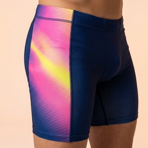 T-shirt de compression à manches courtes pour homme, imprimé personnalisé, ajusté, sportif, pour la gym, le fitness, la musculation, l'entraînement, couche de base athlétique - Product Image 3