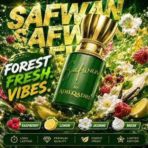 Parfum Attar Non Alcoolisé en Flacon Vert 5,5 ml Roll-On, Fragrance Fraîche Boisée Fruitée, Soin Quotidien de Luxe - Product Image 3