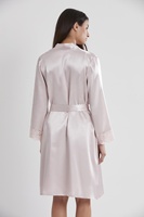 Peignoir Élégant sans Manches pour Femme, Grande Taille, Ensemble de Nuisettes et Lingerie Sexy 2 Pièces, Vêtements de Détente en Gros
