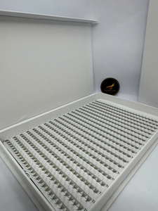 ขนตาปลอมแบบพัดสำเร็จรูป รัสเซียนวอลลุ่ม ปลายแหลม ขนาด 0.07 D C XXL XL ถาด 3D 4D 5D 6D 7D 8D 9D แบบกว้าง ขนตาพรีเมดแบบผสม - Product Image 6