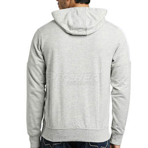 Sudaderas con capucha y cremallera de estilo urbano para hombre, con ajuste relajado, cremallera frontal completa y capucha con cordón ajustable para uso diario informal. - Product Image 5