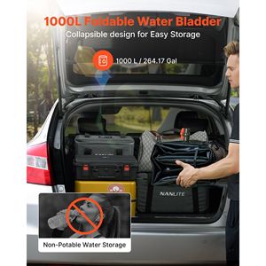 Serbatoio d'Idratazione Pieghevole da 1000L (264 Galloni) in PVC 1000D, Contenitore d'Acqua Morbido di Grande Capacità - Product Image 2