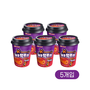 [KIDARIFOODS] KIDARI K-Yumsters Tteokbokki instantané en tasse, gâteau de riz épicé sucré saveur bœuf, collation coréenne - Product Image 3