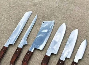 Custom Handmade Six-Piece Chef <b>Set</b> 67-Layer Stainless Steel Blades up to 3.9in Straight Edge Ambidextrous <b>Sharp</b> Durable Wooden - Product Image 4