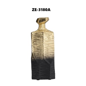 แจกันดอกไม้เหล็กทำมือสไตล์ชายฝั่ง ZAHID EXPORTS ZE-3180A สำหรับผู้ซื้อขายส่ง ของตกแต่งโต๊ะกลาง โรงแรม งานวันเกิด เป็นมิตรกับสิ่งแวดล้อม - Product Image 5
