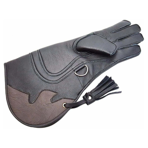 Gants de Falconerie Professionnels en Cuir 2026, Résistants aux Coupures, pour l'Entraînement des Oiseaux de Proie, Gants de Manipulation Animale - Product Image 1