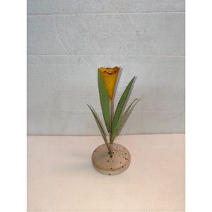 Support de bougie floral en métal, fait main, en forme de rose, chandelier pour bougie conique, centre de table, décoration de mariage et de fête, support de fleurs en fer - Product Image 5