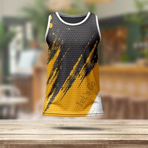 Premium America Hommes Maillot de basket-ball de haute qualité Short All-Team Mesh Jersey avec Design brodé Style Vintage - Product Image 1