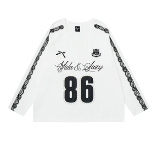 เสื้อยืดแฟชั่นสตรีทแวร์อเมริกันสำหรับผู้ชาย ระบายอากาศได้ดี แห้งเร็ว เป็นมิตรกับสิ่งแวดล้อม แขนสั้น ผ้าฝ้ายออร์แกนิค สไตล์ฤดูร้อน - Product Image 1