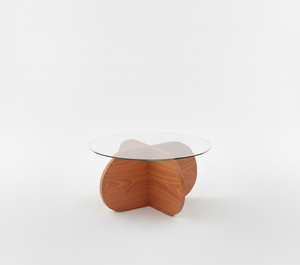 Table basse ronde pour salon, qualité supérieure, OEM ODM, mobilier en bois, qualité export, vente en gros personnalisée, intérieur - Product Image 1