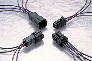 Connecteurs Femelles Rectangulaires Scellés PBT 2P 6P IP67 10A pour l'Automobile CON-015 - Product Image 2