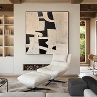 Peinture à l'huile personnalisée sur toile tendue, tableaux pour la décoration de la maison, œuvres d'art pour hôtel, art mural moderne, abstrait fait main
