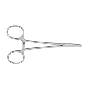 Portaagujas Baumgartner de Acero Inoxidable de Alta Calidad, 130 mm, DMAX-220, Instrumentos Quirúrgicos Clase II para Cirugía Maxilofacial - Product Image 2