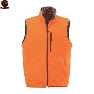 Gilet d'extérieur en polaire de qualité supérieure pour hommes, fermeture éclair intégrale, col haut, léger et chaud, sans manches, pour la randonnée, le camping, la pêche, les voyages - Product Image 4