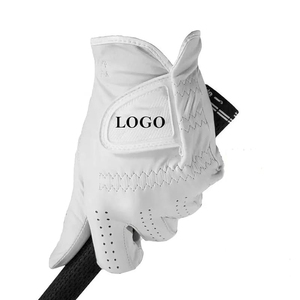 Gant de golf en cuir véritable blanc, main droite, respirant, unisexe, à enfiler, pour le sport - Product Image 5