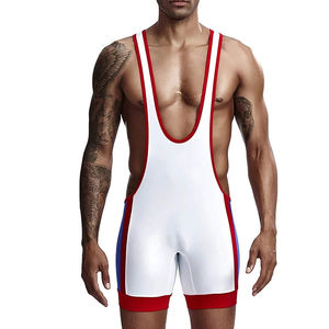 Singlet de Lucha Libre para Adultos de Alta Calidad, Spandex/Poliéster, Parte Delantera Personalizable, Ligero, Transpirable, para Levantamiento de Pesas, Tallas Grandes - Product Image 6