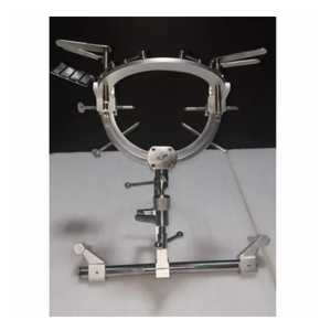 Système de fixation crânienne à quatre têtes en acier inoxydable carbone Sugita, instruments de neurochirurgie certifiés CE, Salaar Industry - Product Image 2