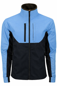 Veste coupe-vent sportive d'hiver pour homme, imperméable, respirante, à capuche, épaisse, avec logo personnalisé, idéale pour la course à pied et les activités sportives. - Product Image 6