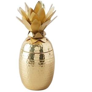 Sculpture décorative en laiton en forme d'ananas pour centre de table et collection de décoration intérieure haut de gamme - Product Image 6