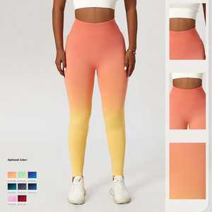 High Compression Seamless Yoga Pants – <b>Plus</b> <b>Size</b> High Waist Colorful Gym <b>Leggings</b> Women's Sportswear Wholesale - Product Image 1