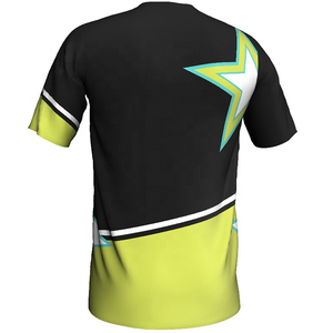 Maillot de football respirant et à séchage rapide de haute qualité, grande taille, manches courtes, 100 % polyester, imprimé par transfert thermique, vente en gros OEM - Product Image 6