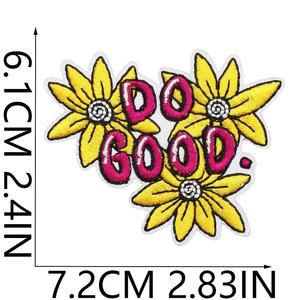 Badge brodé rond pour vêtements, sacs à dos, chapeaux et sacs, logo personnalisé, à coudre, thermocollant, patch Velcro, OEM ODM, vente en gros, usine - Product Image 1