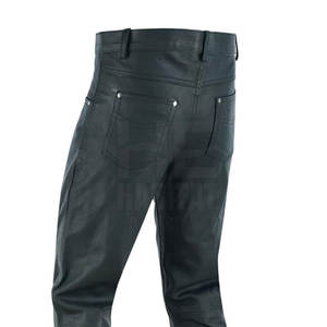 Pantalones de Cuero para Hombre a la Moda, Material Duradero, Ajuste Cómodo, Perfectos para Todas las Temporadas y Ocasiones - Product Image 6