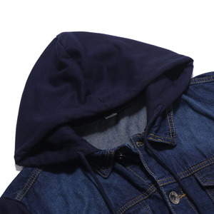 Veste en jean pour homme de haute qualité, style vintage déchiré, coupe ajustée, streetwear, veste en jean - Product Image 5