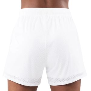 Shorts Deportivos de Malla Blanca para Mujer, Ligeros, Transpirables, de Secado Rápido, para Atletismo, Gimnasio, Entrenamiento, Fitness - Product Image 4