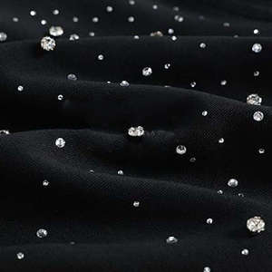 2026 Trending Rhinestone Hoodie Oversized Unisex Streetwear <b>Black</b> Crystal Pullover Hooded Sweatshirt Heavyweight <b>Fleece</b> Hoodie - Product Image 4