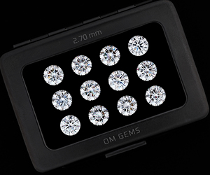 Diamant de laboratoire cultivé, taille ronde, 1,0 CT, 2,7 - 2,8 MM, diamant brillant rond CVD-HPHT, diamant blanc de laboratoire pour la fabrication de bijoux - Product Image 3