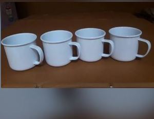 Classic Color <b>Glazed</b> High End Enamel Coffee <b>Mugs</b> Cups Custom Small MOQ Enamel <b>Mug</b> - Product Image 5