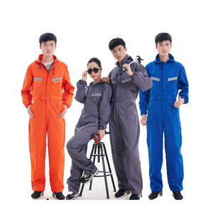 Venta al por mayor logotipo personalizable poliéster algodón mezcla eléctrica workcoverall tipo uniforme ropa de trabajo - Product Image 6