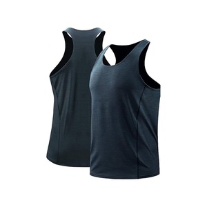 Fabricante de Camisetas sin Mangas para Hombre, Venta al Por Mayor, OEM Personalizado, Marca Privada, Producción en Masa, Camisetas Deportivas de Gimnasio, 180GSM, Algodón - Product Image 3
