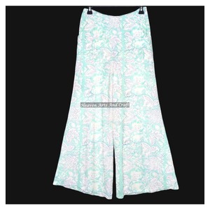 Pantalon Palazzo d'été personnalisé pour femmes pantalon évasé en coton respirant style jambe large approvisionnement en gros #1 vente chaude en pantalon - Product Image 2