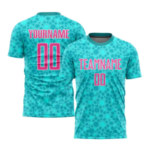 Tenues de football unisexes personnalisées 100% polyester respirant, design uni avec logo d'équipe sur les maillots et les shorts, vêtements de football de haute qualité - Product Image 3