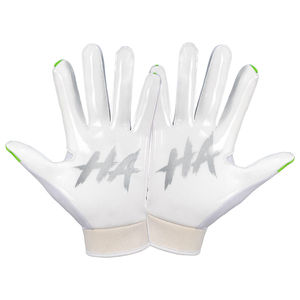 Gants de football américain pour jeunes enfants, antidérapants, avec paume de receveur, pour entraînement en extérieur, tissu protecteur UV, design personnalisé - Product Image 6
