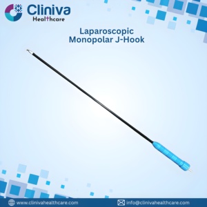 Instrumentos Quirúrgicos Reutilizables de Alta Calidad: Gancho Monopolar Laparoscópico Tipo J de 5 mm x 330 mm - Product Image 1