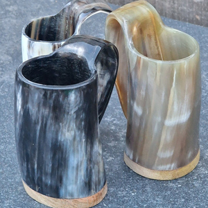 Tazas de Cuerno de Búfalo, Productos Artesanales de Fábrica de Vietnam, Taza para Beber de Cuerno - Product Image 6