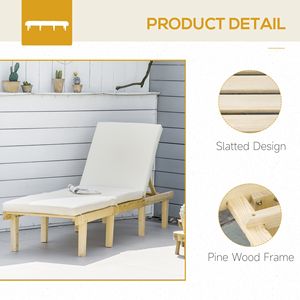 Sdraio Moderna Naturale Multi-Posizione per il Divertimento all'Aperto, Prendisole a Bordo Piscina o Patio, in Ferro, Teak e Plastica - Product Image 6