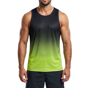 Camiseta Deportiva Ligera de Poliéster con Cuello de Rayas Estilo Retro para Hombre, Camiseta sin Mangas para Entrenamiento Atlético, Running y Fitness - Product Image 4