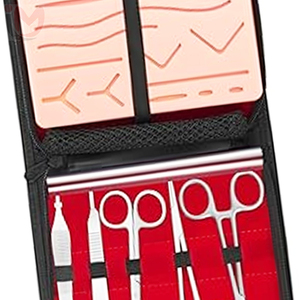 Kit de Práctica de Sutura con Almohadilla de Silicona e Instrumentos Quirúrgicos para Entrenamiento de Estudiantes de Medicina - Product Image 4