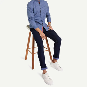 Men's Casual Denim <b>Jeans</b> Pants Comfortable Breathable Stretch Fabric Classic Straight Fit Fashion Clothing for <b>Work</b> Travel - Product Image 3