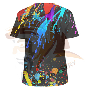 T-shirt respirant et léger en sublimation pour hommes, grandes tailles, nouvelle mode, t-shirt en polyester sublimé pour hommes - Product Image 2