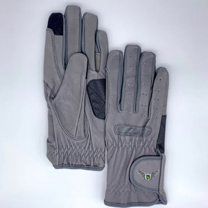 English Western Riding & Professional Horse <b>Trainers</b> High Quality Horse Riding Gloves with Flexible Fit and Best Material - Product Image 3