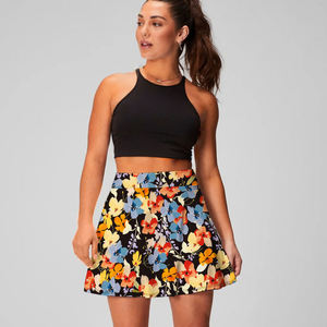 2026 Luxury Breathable Active Wear for Women Custom Logo Tennis Dress Short <b>Skirt</b> Strapless Spandex/Cotton OEM - Product Image 6